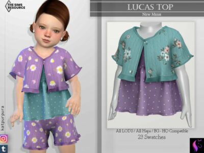 Lucas TOP By Katpurpura Sims 4 CC