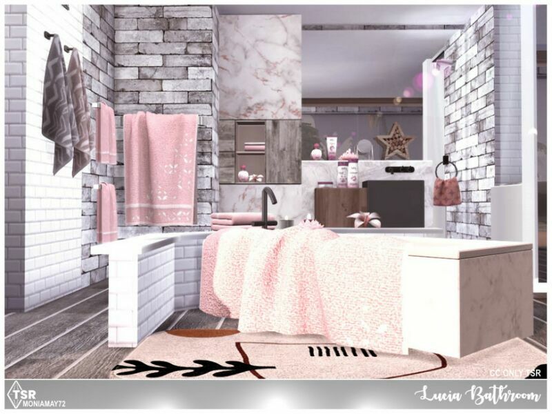 Lucia Bathroom By Moniamay72 Sims 4 CC