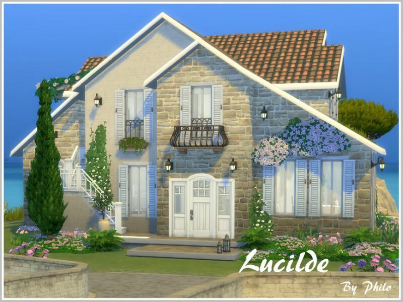 Lucilde (NO CC) By Philo Sims 4 CC