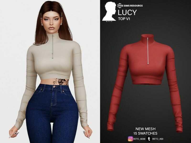 Lucy (TOP V1) Sims 4 CC