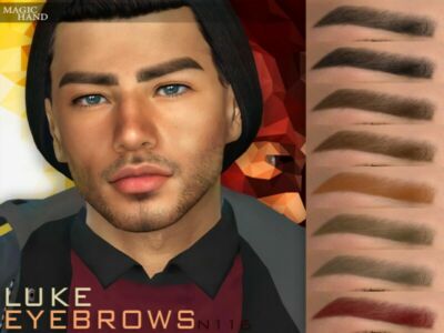 Luke Eyebrows N116 [Patreon] By Magichand Sims 4 CC