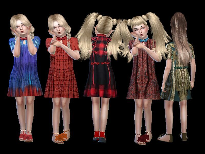 sims 4 cc lunar dress child recolor by trudieopp 2