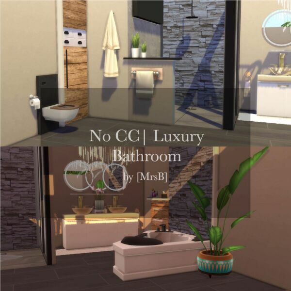 Luxury Bathroom |CC Free By Mrsbarbiex3 Sims 4 CC