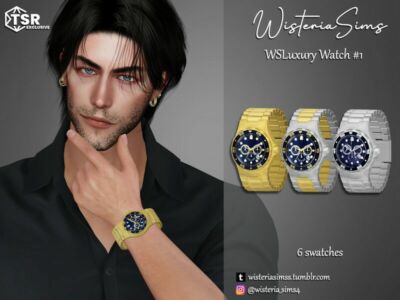 Luxury Watch N1 By Wisteriasims Sims 4 CC