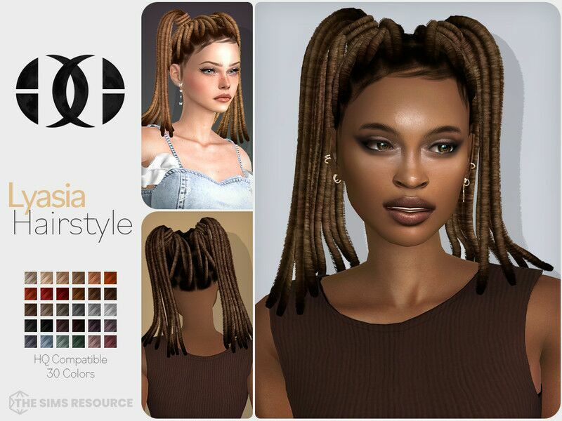 Lyasia Hairstyle Sims 4 CC