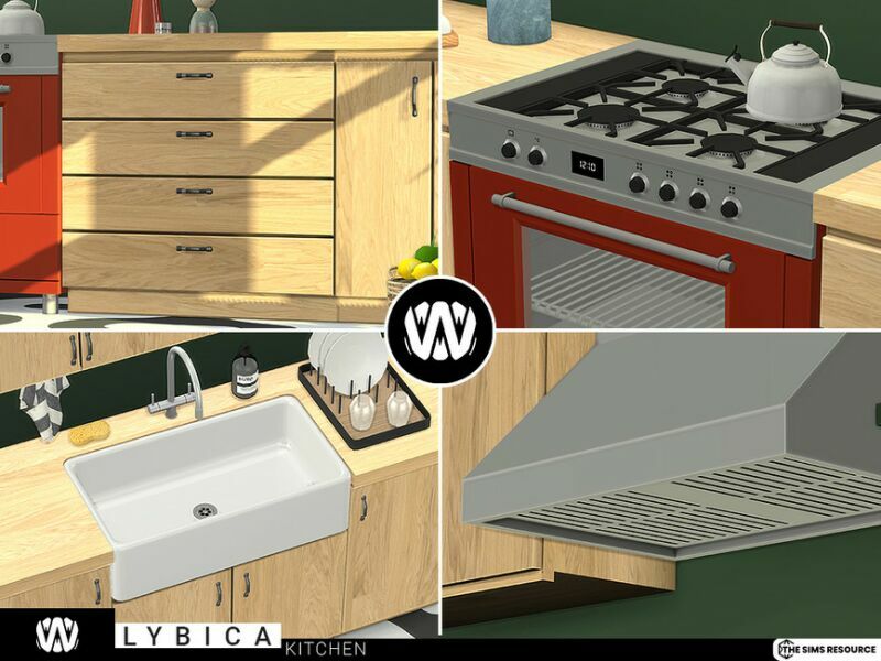 sims 4 cc lybica kitchen by wondymoon 3