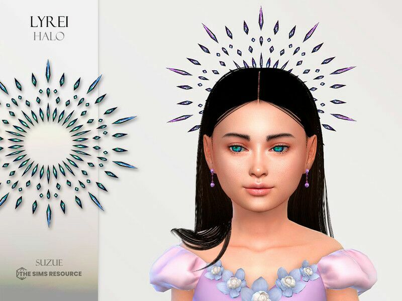 “Lyrei Halo Child / Hats By Suzue” Sims 4 CC