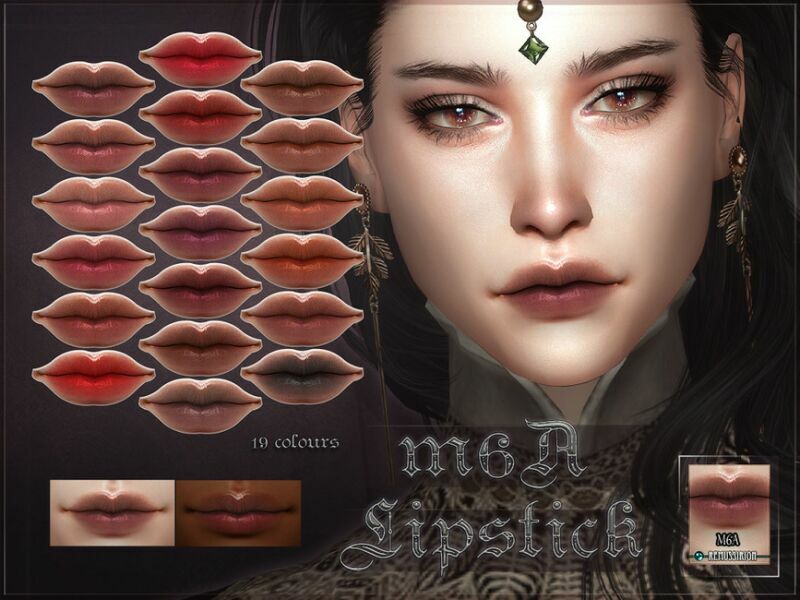 M6A Lipstick By Remussirion Sims 4 CC