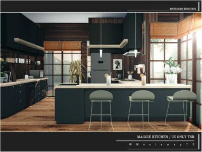 Maggie Kitchen CC Only TSR By Moniamay72 Sims 4 CC