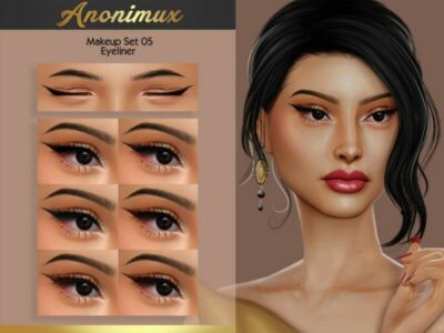 Makeup SET 05 – Eyeliner Sims 4 CC