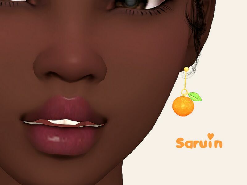 sims 4 cc mandarin earrings by saruin 2