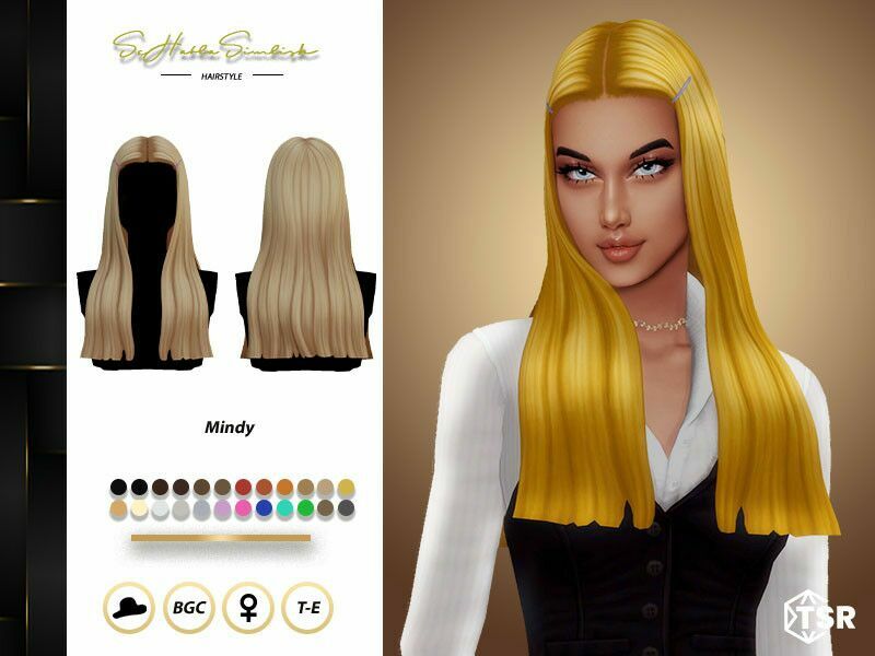 Mandy Hairstyle Sims 4 CC