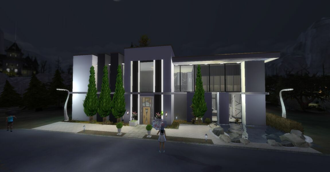 Mansion In Tron Legacy(Inspired) By Emcreativesite Sims 4 CC