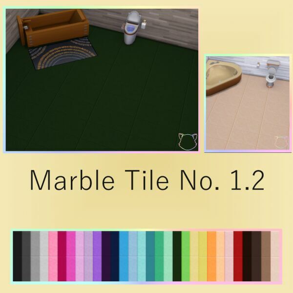 Marble Tiles NO. 1.2 By Itiscats Sims 4 CC