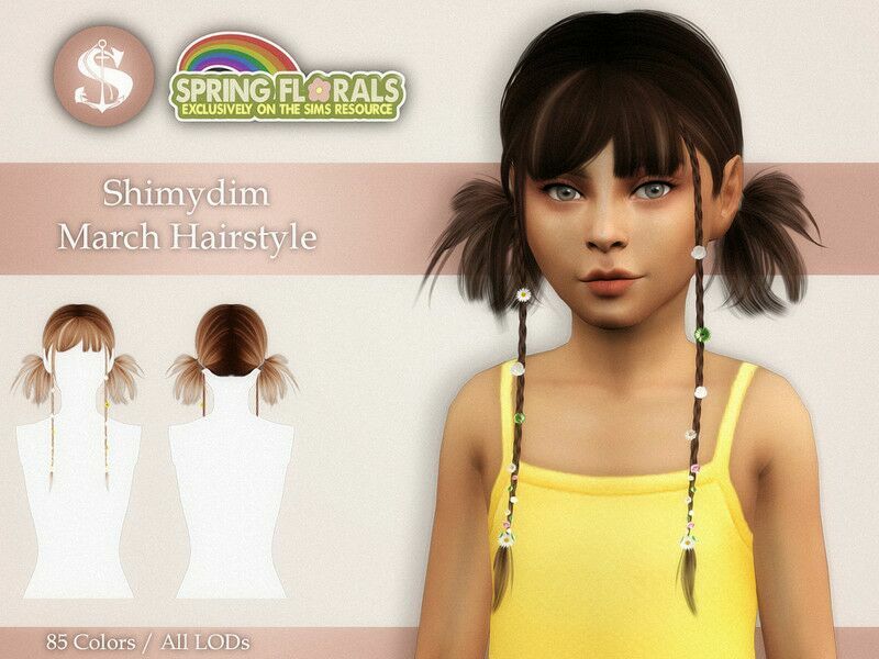 March Hairstyle Child By Shimydim Sims 4 CC