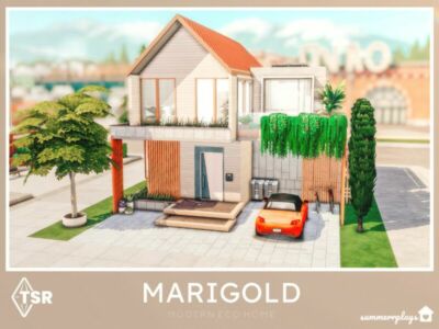 Marigold – Modern ECO Home Sims 4 CC