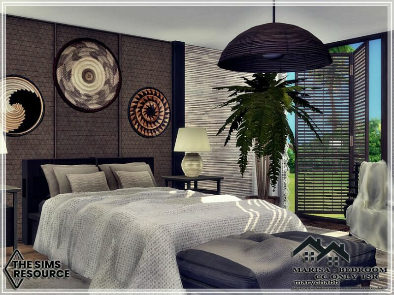 Marisa – Bedroom – CC Only TSR By Marychabb Sims 4 CC