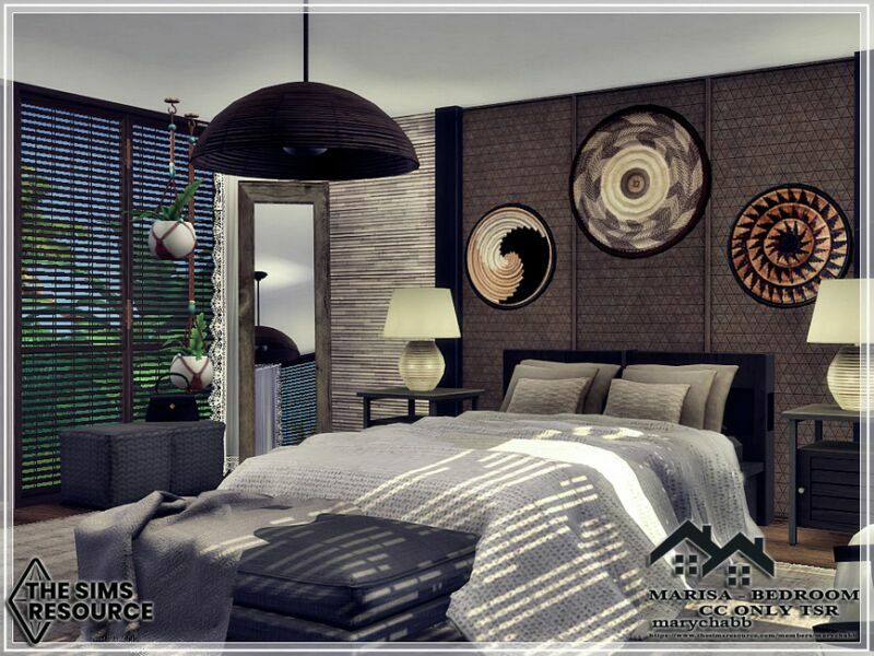 sims 4 cc marisa bedroom cc only tsr by marychabb 2