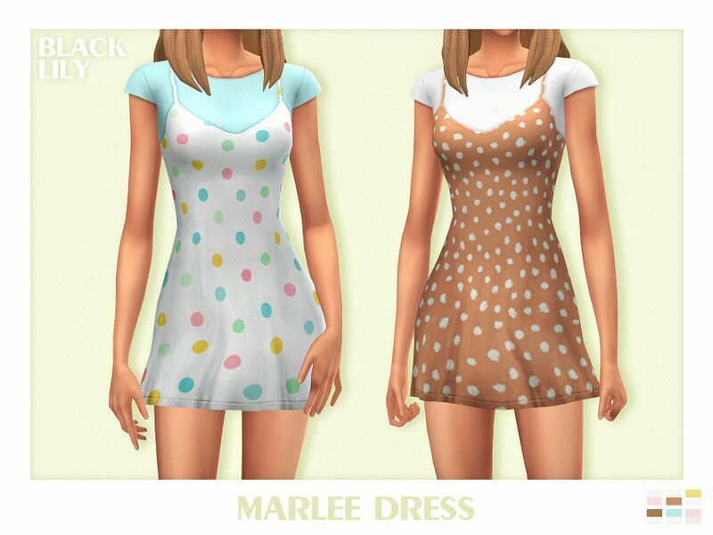 Marlee Dress For Sims 4 Sims 4 CC