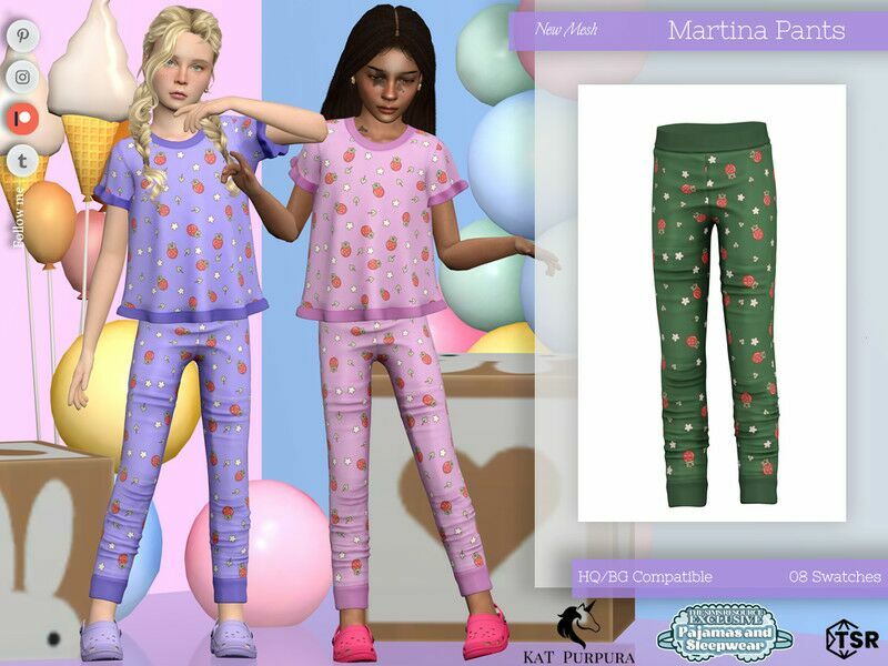 Martina Pants- Child Sims 4 CC