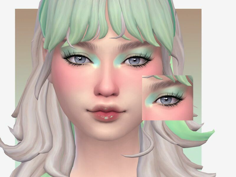 Matcha Latte Eyeshadow Sims 4 CC