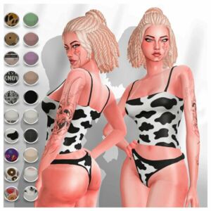 Matilda Comphy Tank TOP Sims 4 CC