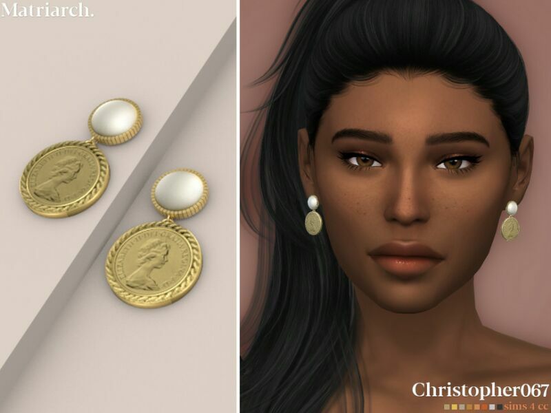 Matriarch Earrings By Christopher067 Sims 4 CC