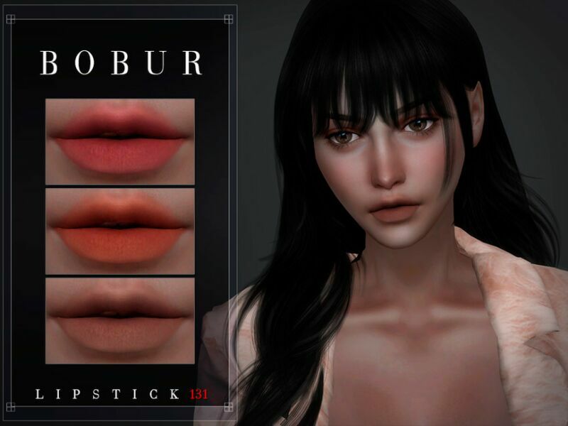 sims 4 cc matte lipstick with teeth by bobur3 2