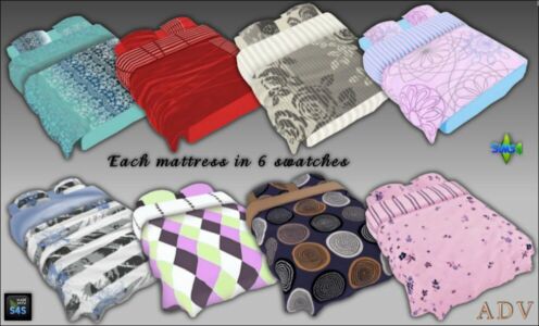 Mattresses Sims 4 CC