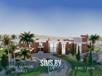 Mega Mansion By Simsbylinea Sims 4 CC