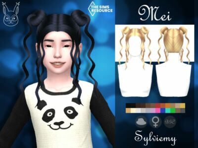 MEI Hairstyle (Child) By Sylviemy Sims 4 CC