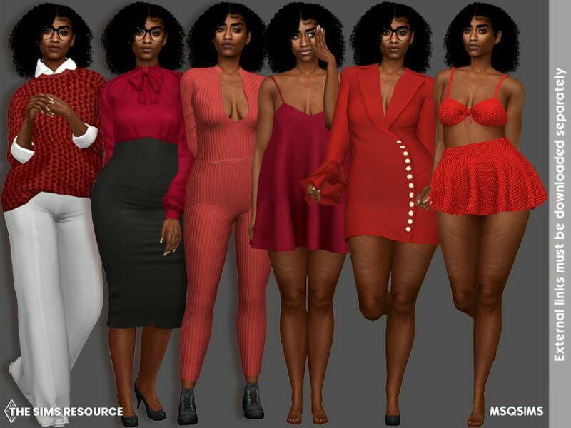 sims 4 cc melani dubois by msqsims 2