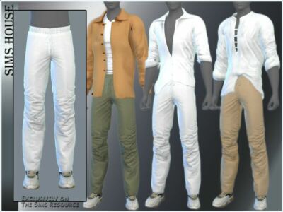 Men’S Linen Pants Sims 4 CC