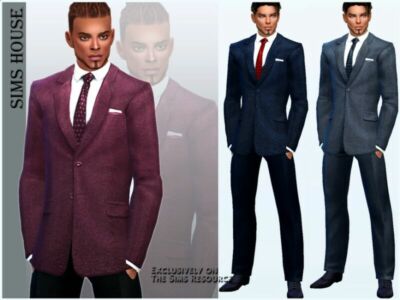 Men’S Suit Sims 4 CC