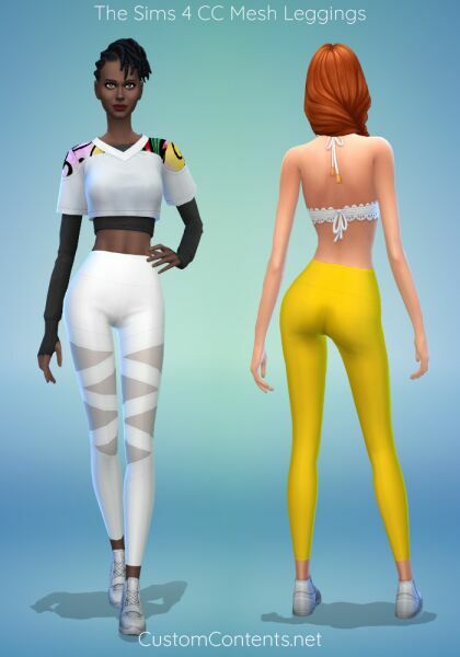 Mesh Legging By Mono Sims 4 CC