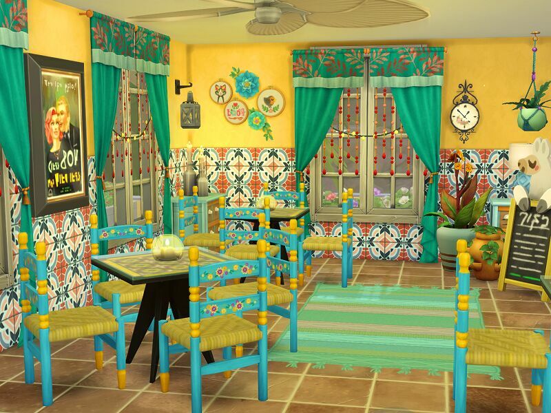 sims 4 cc mexican style restaurant no cc by flubs79 5