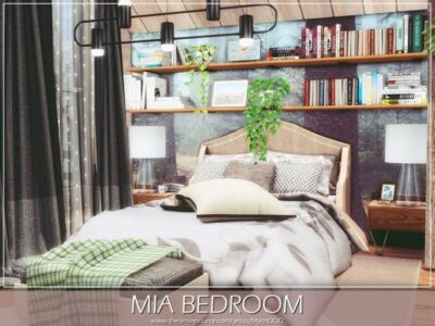 MIA Bedroom By Mychqqq Sims 4 CC