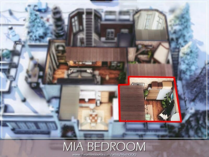 sims 4 cc mia bedroom by mychqqq 7