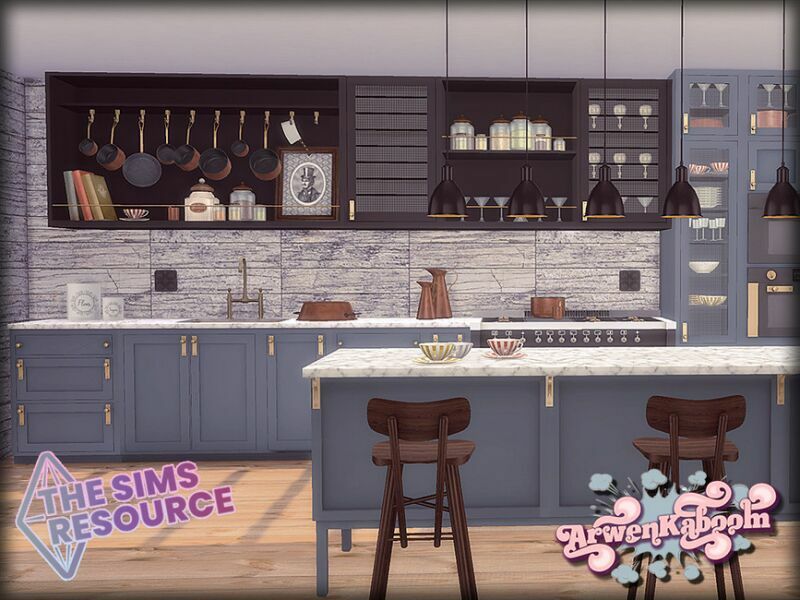 sims 4 cc mid century modern collection by arwenkaboom 2