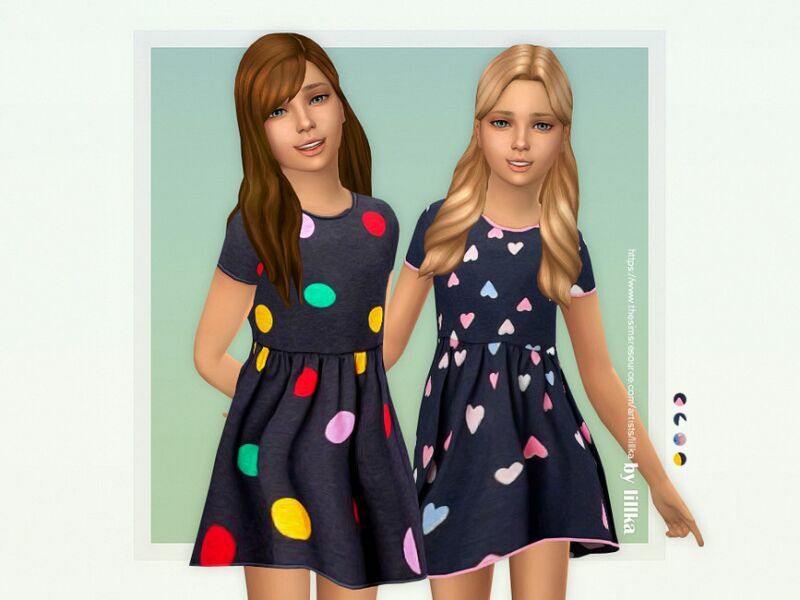 Mika Dress By Lillka Sims 4 CC