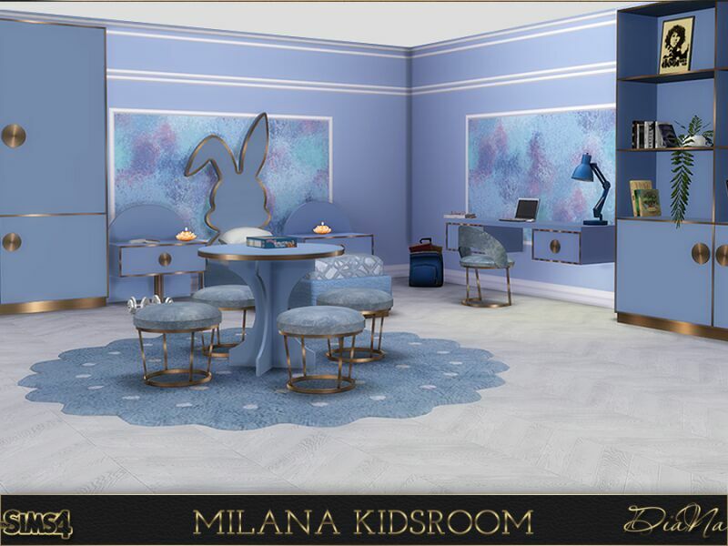 sims 4 cc milana kidsroom by dianasims 2