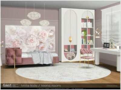 Milla Kids/Teens Room By Severinka_ Sims 4 CC