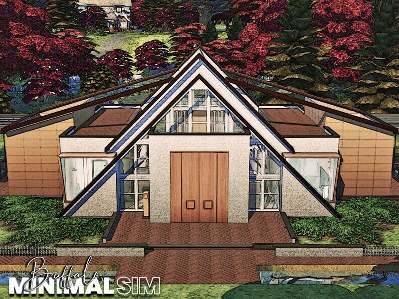 Minimalsim – Buffalo | CC Only TSR By Simzmora Sims 4 CC