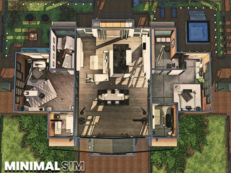 sims 4 cc minimalsim buffalo cc only tsr by simzmora 2