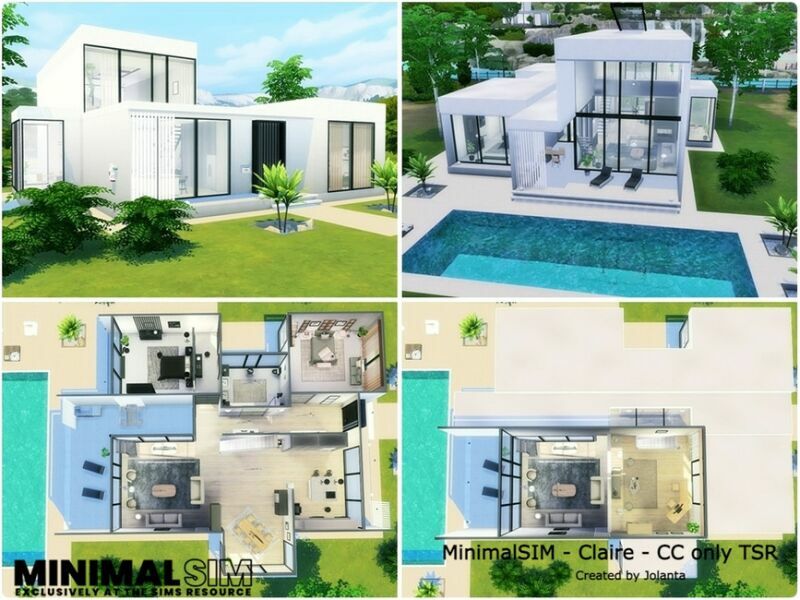 sims 4 cc minimalsim claire cc only tsr by jolanta 2