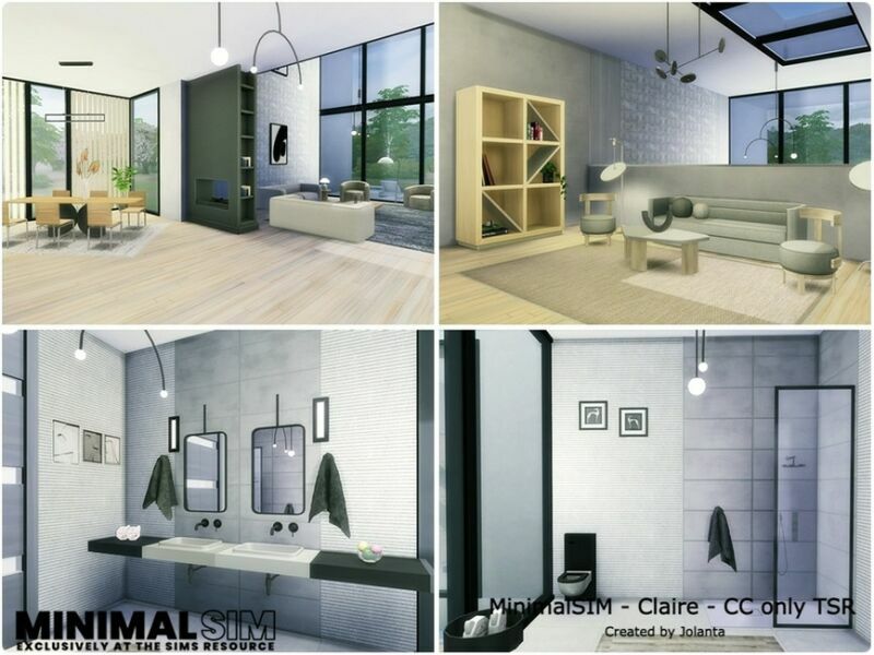 sims 4 cc minimalsim claire cc only tsr by jolanta 6