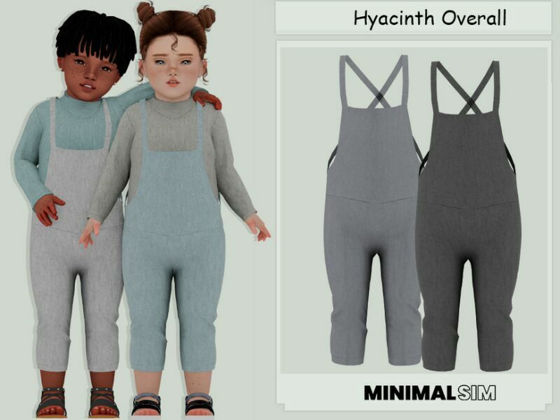 Minimalsim Hyacinth Overall By Couquett Sims 4 CC