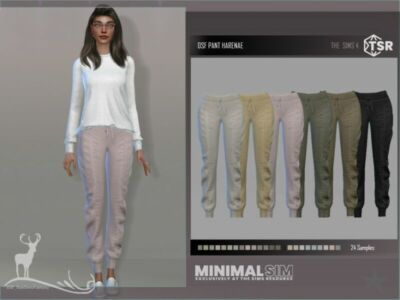 Minimalsim / Pant Harenae By Dansimsfantasy Sims 4 CC