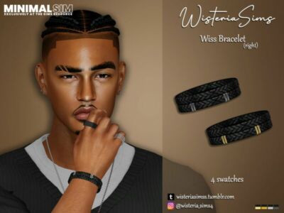 Minimalsim Wiss Bracelet By Wisteriasims Sims 4 CC