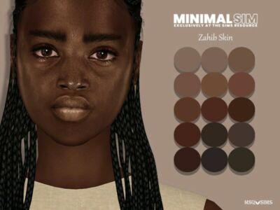 Minimalsim – Zahib Skin By Msqsims Sims 4 CC